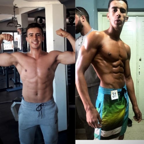 Avant/après programme Titan Workout — transformation complète 8 semaines